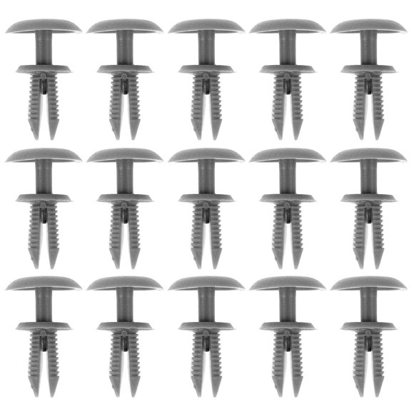 CRAFTHROU 150Ud Clips Retenedores Para De Auto Gris Universal Para Paneles Interiores Montaje Fácil