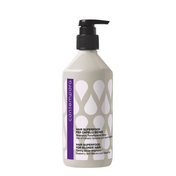 Contempora Hair Superfood Toning Silver Shampoo 500ml