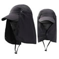 Outdoor Sport Hiking Visor Hat UV Protection Face Neck Cover Fishing