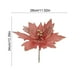 thumbnail image 3 of Adornos navideños para árbol de Navidad (1 unidad), flores artificiales de 34 x 28 x 28 cm, arreglos de tela para fiestas y bodas (rojo sandía)., 3 of 9