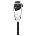 thumbnail image 4 of Car RHD LED Shift Knob Automatic Gear Shifter Lever Fits for E46 E60 E61Titanium Silver, 4 of 11