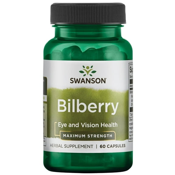 Swanson Bilberry - Maximum Strength 250 mg 60 Capsules