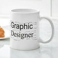 thumbnail image 3 of CafePress - Graphic Designer Mug - 11 oz Ceramic Mug - Novelty Coffee Tea Cup, 3 of 4