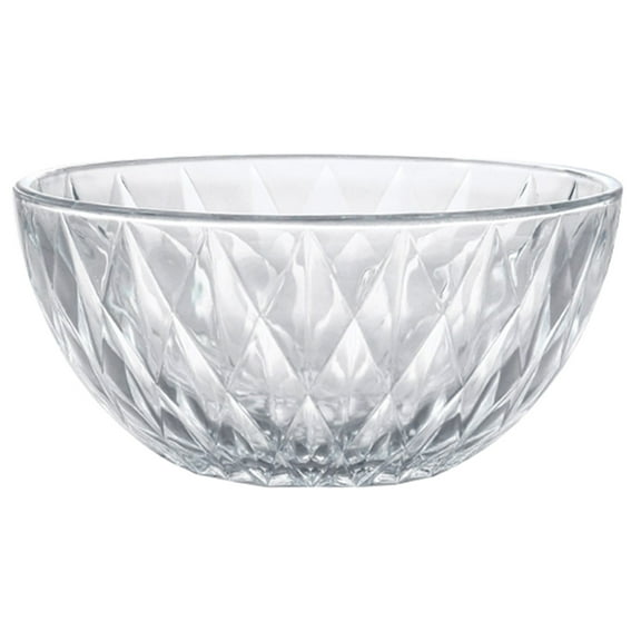 NUOLUX Bowl Glass Bowls Soup Fruit Serving Prep Cereal Bowl Crystal Punch Salad Large Noodle Dinnerwear Acrylic Centerpiece