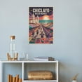 thumbnail image 4 of Colorful Vintage City Travel Poster of Chiclayo Peru with Herbs And Talismans Canvas Poster, 4 of 8