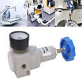 thumbnail image 3 of Air Pressure Regulator Relief Valve Controller Aluminium Alloy with Gauge Automatic for Home Garage Workshop, 3 of 7