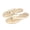 Gold, variant on Women's Wide Width Flip Flops - Comfortable Slip-On Sandals with Toe Post Design, Trendy Minimalist Beach Shoes for Summer Walking