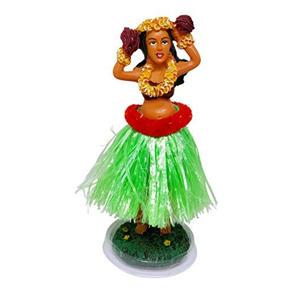 Hawaiian Dashboard Doll Hula Girl Dancer With Musical Shakers, 65