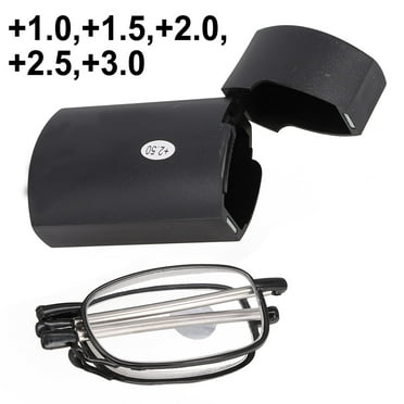 Folding Reading Glasses Magnify Presbyopic Case Unisex   for 1.5 2 2.5 3.0