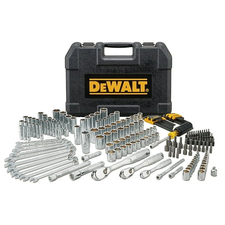 DEWALT DWMT81534, Full-Polish Chrome Finish Socket Wrench & Set, 205 Piece