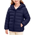 thumbnail image 2 of Samdudou Girls Lightweight Puffer Jacket Quilted Winter Coat Thick Warm Hooded Outerwear Long Sleeve Full Zip Jackets with Pockets for School, Outdoor & Camping Size 5-13 Years, 2 of 9