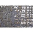 thumbnail image 3 of Feizy Waldor Modern Abstract, Gray/Silver/Taupe, 1'6" x 1'6" Swatch Easy Care Stain Resistant Fade Resistant Bohemian & Eclectic Distressed Floor Rug for Living room Bedroom, 3 of 10