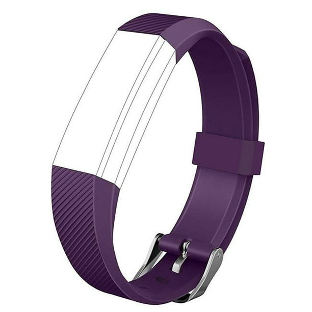 Tech Elements EW FATPB PL Silicone Band for Fitbit Alta Alta HR Purple Walmart