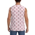 thumbnail image 4 of Balery Pink Disco Ball Camisetas sin mangas para hombre, absorbe la humedad y protege contra el mal olor.-Medium, 4 of 7