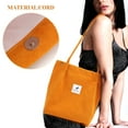 thumbnail image 3 of OULII Teacher Tote Bag Tote Bag Yellow Simple 1Pack, 3 of 5