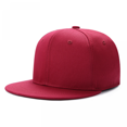 thumbnail image 1 of XYCCA AVEKI Classique Snapback Hat Hip Hop Flat Bill Visor Cap - Unisexe Adulte Casquettes de Baseball Réglables, Rouge Vin, 1 of 6