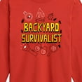 thumbnail image 3 of Instant Message - Backyard Survivalist - Toddler & Youth Long Sleeve Graphic T-Shirt, 3 of 6