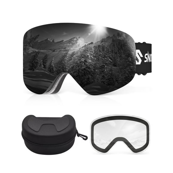Gafas de esquí Snowalva OTG sin marco con 2 lentes magnéticas UV400