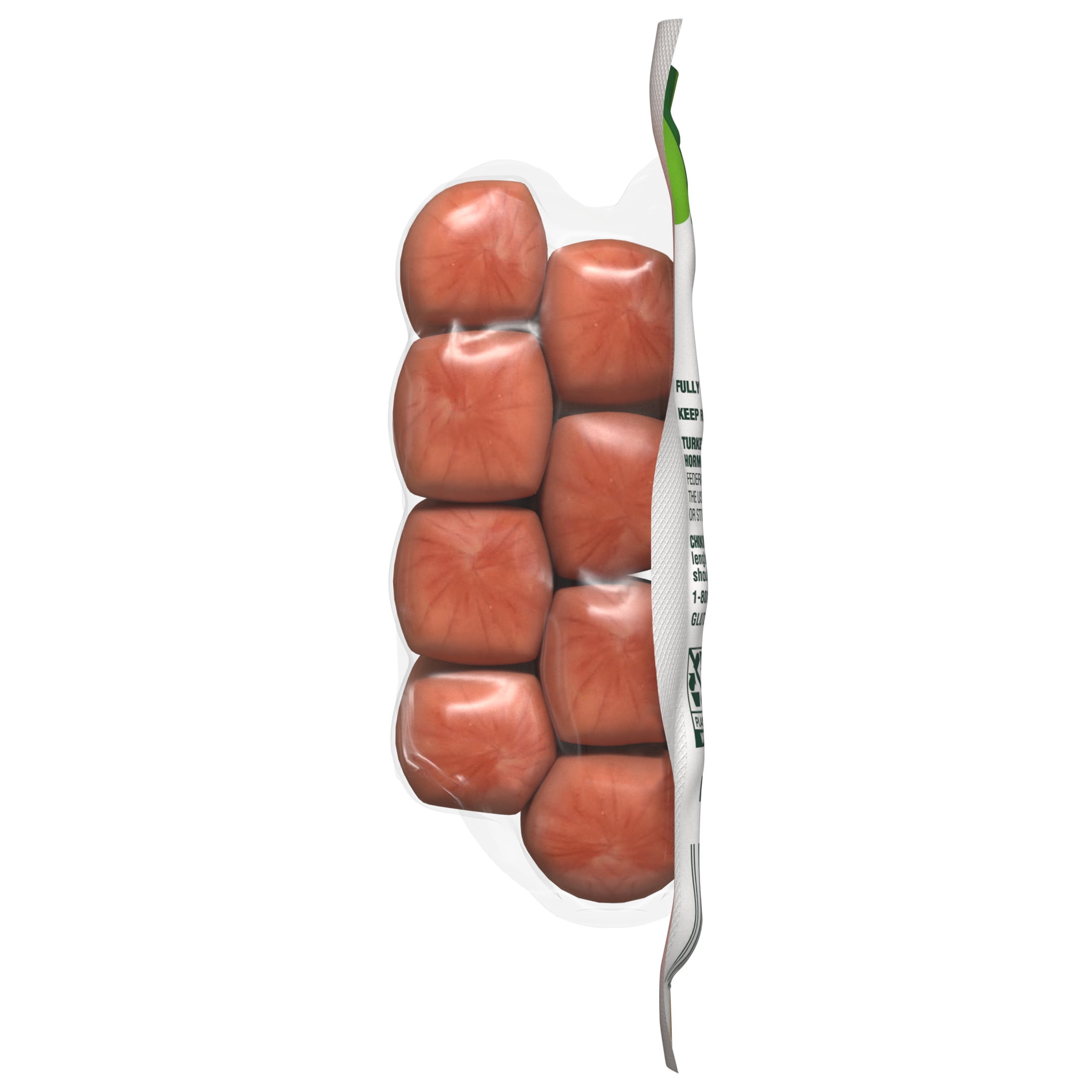 JENNIE-O Turkey Hot Dogs, *40% Less Fat (8 Turkey Franks), Refrigerated, 16 oz Plastic Package