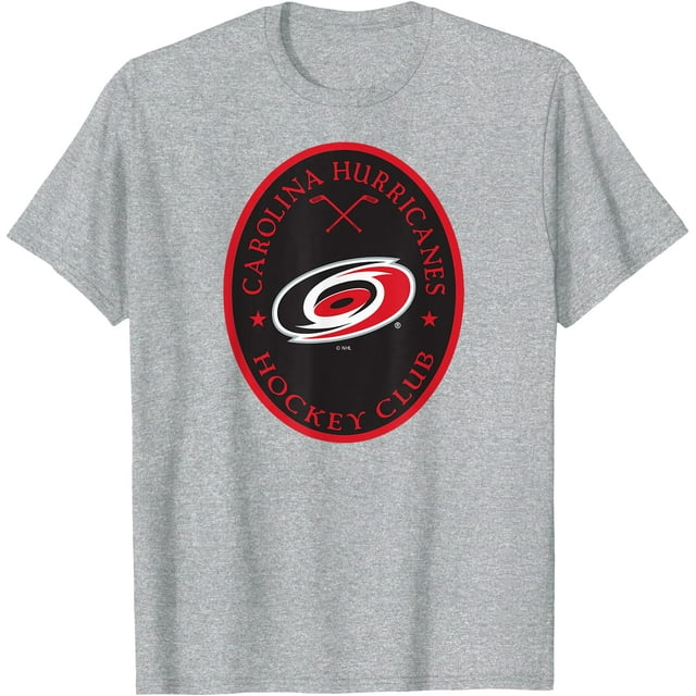 Carolina Hurricanes T-Shirt Iconique Gris sous Licence Officielle - comme sur L'Image - L