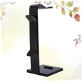 thumbnail image 3 of UPGRATOR 1Set Modern Black Acrylic Headphone Rack for Home Use Headset Stand for Desk, 3 of 7