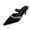 Black, variant on Womens Rhinestone Pointed Toe Stiletto Mule Slides Single Thin Strap High Heel Sandals Slip On Satin Party Heels for Evening Club Wedding Wear