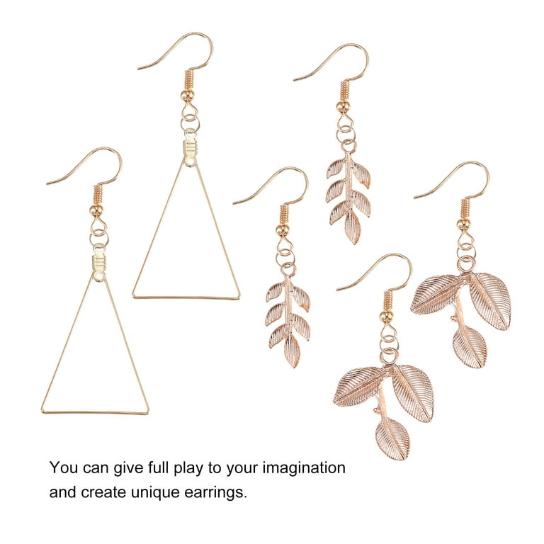 Mandala Crafts Earring Hooks for Jewelry Making – Earring Making Kit –  Earring Hook Earring Kit for Making Earrings 1150 PCs Five Assorted Colors