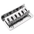 thumbnail image 1 of Puente de guitarra de 6 cuerdas kusrkot metal carga plateada, 1 of 7