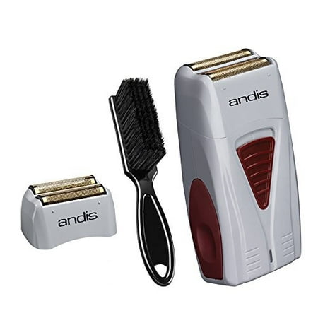 Andis Men's Long Lasting Titanium Foil Shaver with Bonus Replacement Foil Assembly with a BeauWis Blade Brush