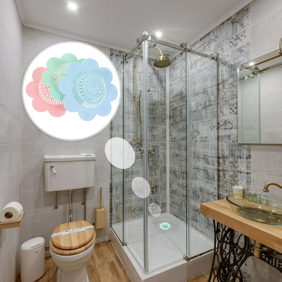 Masteelf Kitchen Sink Strainer with Wide Rim for Effective Drain Filter and Food Catcher 6pcs Assorted Color Plastic