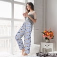 thumbnail image 6 of Picia Dogs Are Running Womens Soft Woven Cotton Elastic Waistband Sleep Pajama Pant Lounge Sleep Pant With Pockets And Drawstring-Medium, 6 of 9
