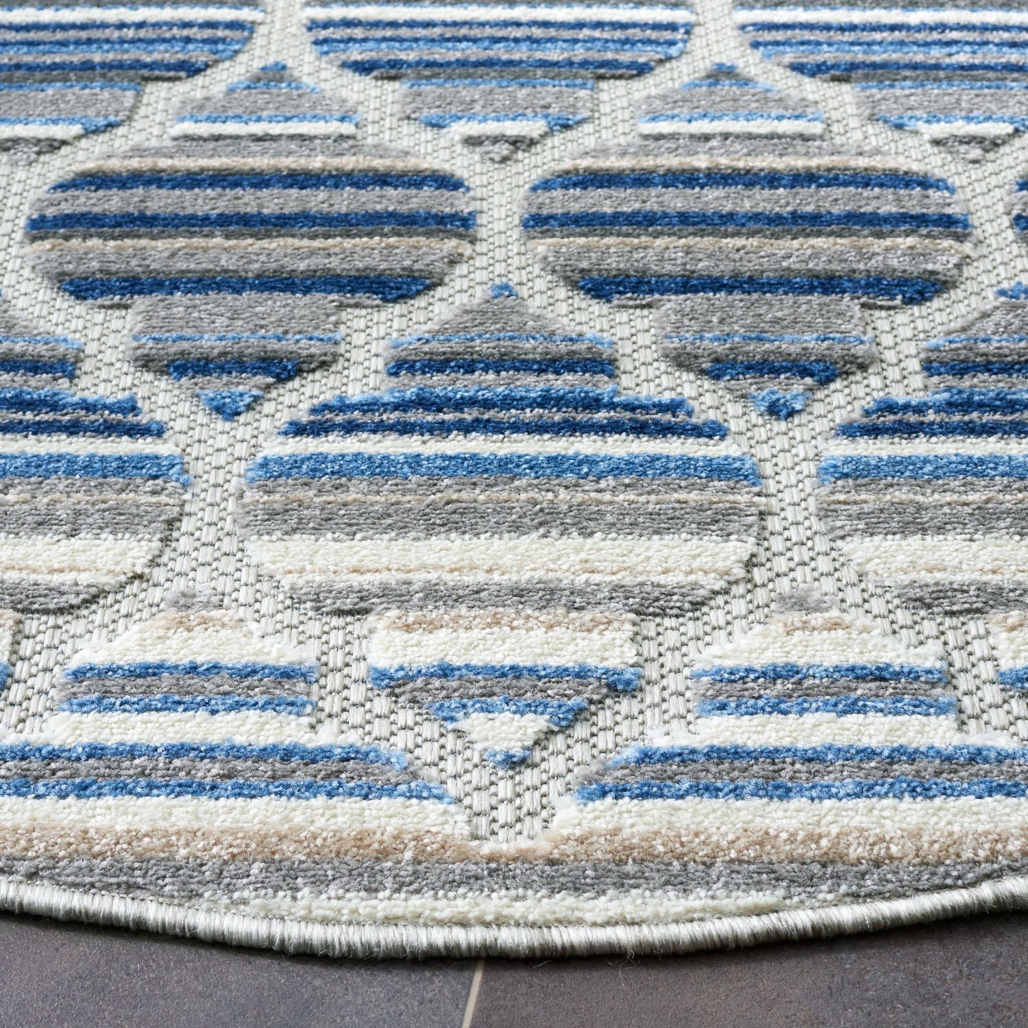 Safavieh Cabana Rorie Tapis Géométrique Extérieur