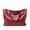 Red, variant on Classic Genuine Leather Tote Bag for Women, Casual Large Capacity Shoulder Handbag Purse with Zipper