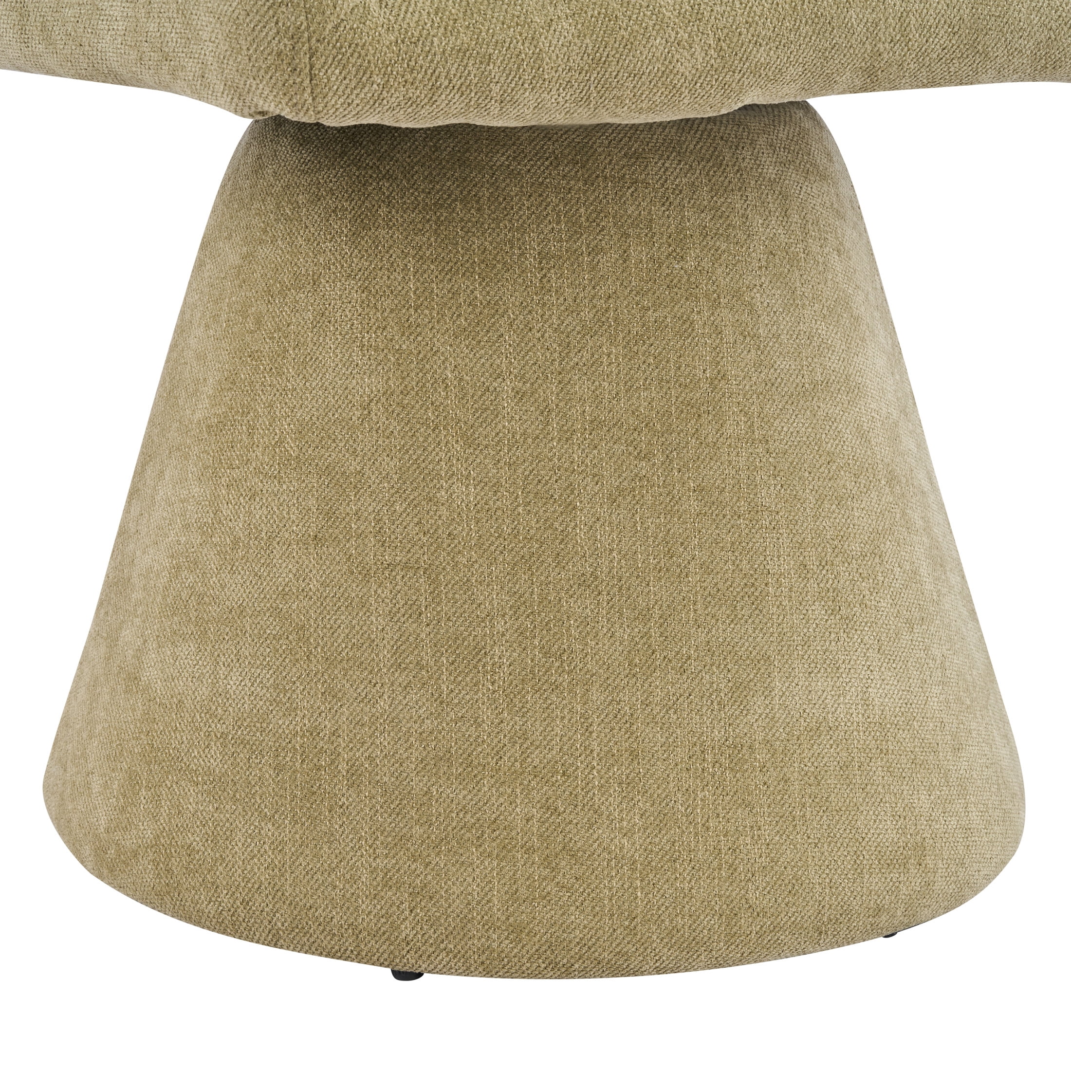 Christopher Knight Home 7-Piece Modern Dining Set, Table with Swivel Upholstered Chairs, Natural+Light Green