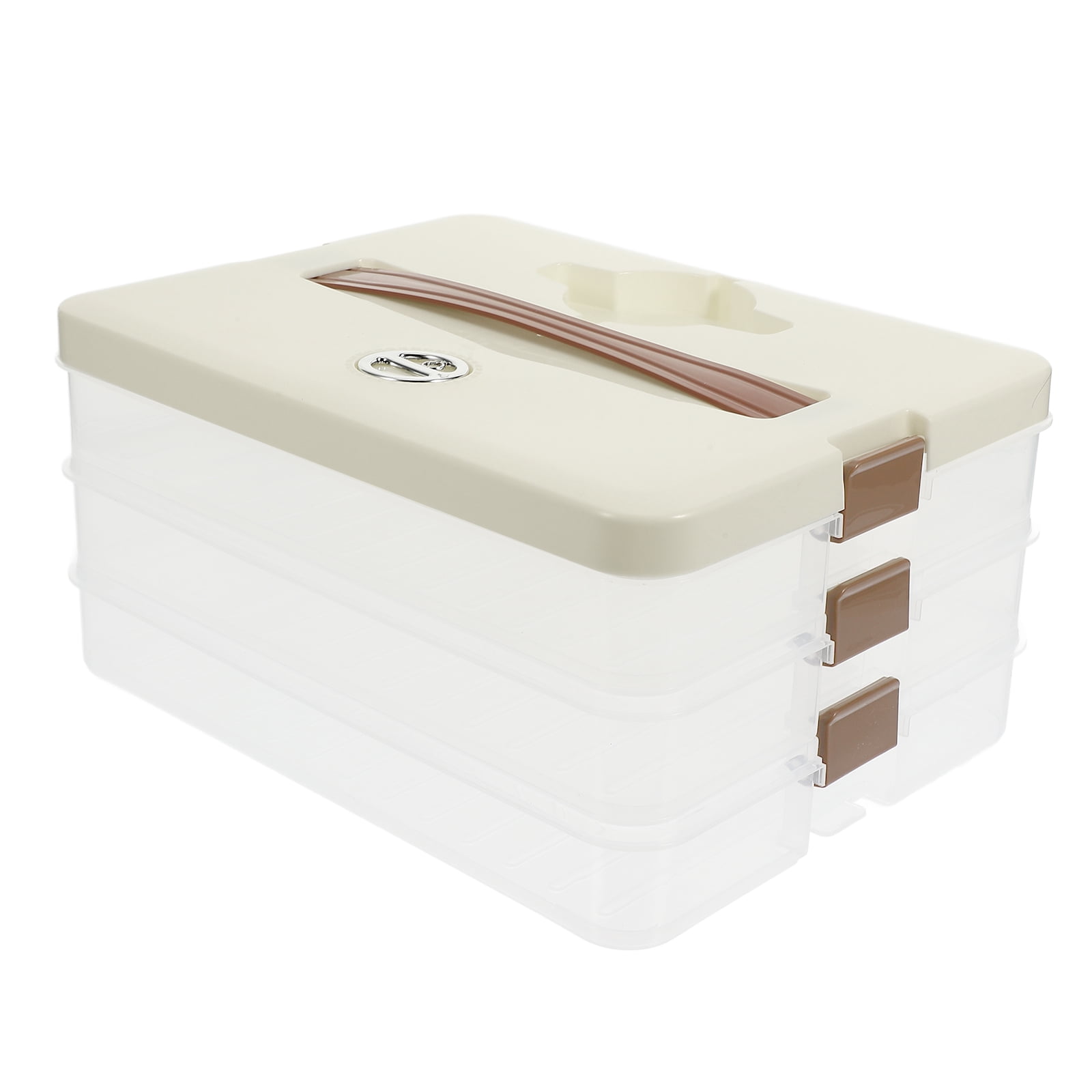 CYLINDSOME Kitchen Fridge Organizer Dumpling Holder Fridge Organizer Vegetable Storage Container
