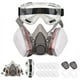 thumbnail image 2 of Dinheiro Respirador Reutilizable Media Cara 6200 Máscara de Gas Protección Respiratoria Respiradores con Gafas de Seguridad para Pintar Soldadura con Vapor Orgánico Pulido Carpintería y Otros Pr -, 2 of 5