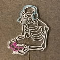thumbnail image 5 of Handmadetneonsign Skull Gamer Neon Sign, Skull Gamer Wall Art Decor, Skull Led Sign, Gamer Gifts Wall Decor, 5 of 5