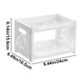 thumbnail image 3 of Xihbxyly Caja de Almacenamiento de Escritorio, Organizador Multicompartimento, Plástico Duradero, Organizador para Oficina y Hogar, Práctico Soporte para Papelería, Diseño Elegante, Tamaño 24 X 16,5, 3 of 7