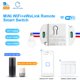 thumbnail image 3 of Smart Light Bombilla Socket Sala de estar Dormitorio Dormitorio Oficina Control remoto Batería Powered 2.4G Controlador de base Dispositivo inteligente 3 Interruptor de pandillas Inevent HA012031-04B, 3 of 7