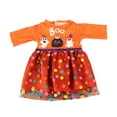 thumbnail image 1 of Disfraz de muñeca de Halloween CUTICAT para muñeca de niña de 18 pulgadas Naranja, 1 of 8
