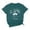 Z1Dark Green, variant on Trendfront Womens Brooklyn New York Graphic Tops Crewneck Casual Loose Fit Short Sleeve Tee Trendy Fashion T Shirts Pullover Streetwear