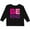AB-Black, variant on Be Kind Logo in Pink and Purple Boys or Girls Long Sleeve Toddler T-Shirt