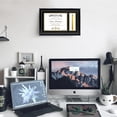 thumbnail image 2 of 11x17 Diploma Frame with Tassel Holder for 8.5x11 Certificate Shadow Box, Black Frame Gold Rim with Double Mat Black Over Gold, Real Glass, 2 of 7
