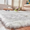 thumbnail image 2 of Thick Carpet Soft Sheepskin For Living Room Plush Rug Bedroom Faux Fur Wool Fluffy Floor Carpets Window Bedside Home Decor Rugs, 2 of 4