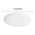 thumbnail image 3 of HHJZPR Nordic Stone Textured Ceramic Dinner Plate, 8.27in Matte Round Serving Plate, Stoneware Style Tableware for Steak Pasta Dessert Home Restaurant Decor, 3 of 6