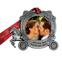 Horse and Carriage Frame Ornament