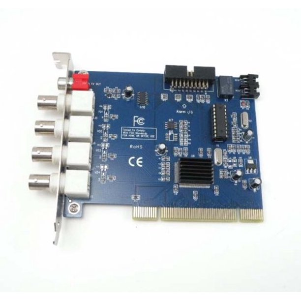 4Channel 4 CH DVR + 1CH TV Out PCI Surveillance Video Capture Card