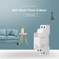 thumbnail image 3 of Wdftyju TM608 Smart WiFi DIN Rail 16A 100-240V Consumo de energía Medidor eléctrico de energía Wdftyju 3bw9wk8tv8km7ya2, 3 of 9