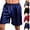 Dark Blue, variant on ruhuadgb Men Boxers Solid Color Plus Size Loose Mid Waist Summer Briefs for Sleeping