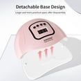 thumbnail image 2 of JODSONE Pink U V Nail Dryer, LED Gel Manicure Lamp with 4 Timers and Automatic Sensor for Gel Nail Polish Curing, 2 of 8